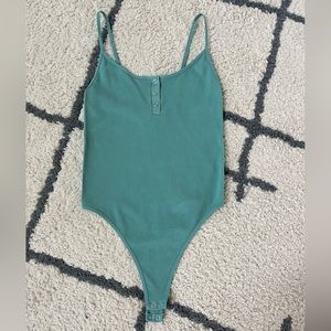 Teal bodysuit Forever 21 M/L
